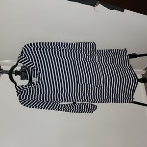 Long sleeve striped dress